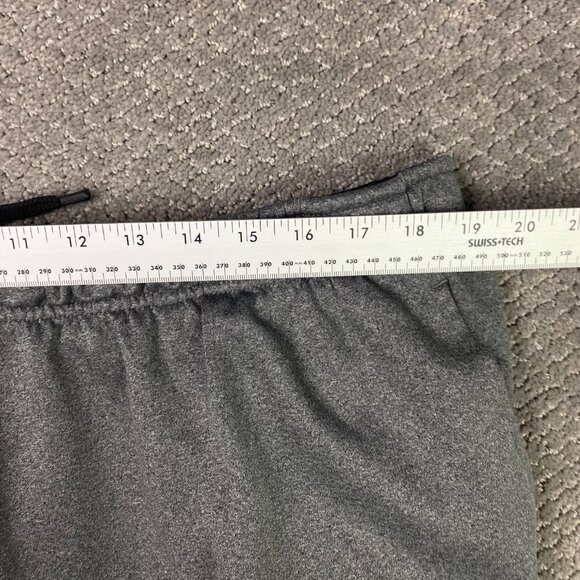 Nike Therma Dri-Fit Fleece Pants Men's 3XLT Gray Sweatpants Gym Running Track - Picture 12 of 16